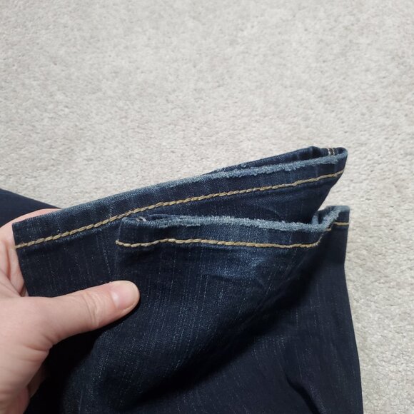 SILVER JEANS Lola Bootcut Jeans Stretch Mid-Rise Selvedge Blue Women's 28 X 32" - Picture 16 of 16